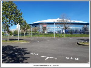 Die Veltins Arena - Die Heimat von Schalke 04 im April 2020