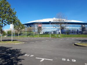 Die Veltins Arena - Die Heimat von Schalke 04 im April 2020