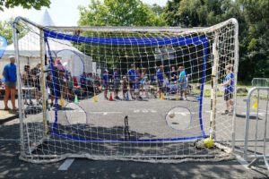 Die Veltins Arena - Die Heimat von Schalke 04 im Juli 2022