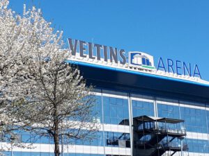 Die Veltins Arena - Die Heimat von Schalke 04 im April 2020