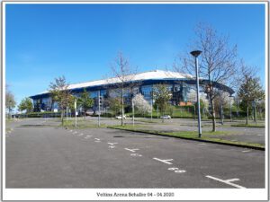 Die Veltins Arena - Die Heimat von Schalke 04 im April 2020
