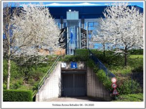 Die Veltins Arena - Die Heimat von Schalke 04 im April 2020