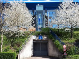 Die Veltins Arena - Die Heimat von Schalke 04 im April 2020