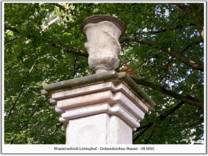 Wasserschloss Lüttinghof in Gelsenkirchen Hassel im September 2020