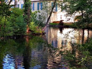 Wasserschloss Lüttinghof in Gelsenkirchen Hassel im September 2020
