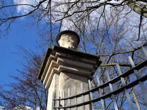 Wasserschloss Lüttinghof in Gelsenkirchen Hassel im März 2021