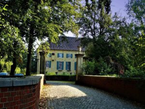 Wasserschloss Lüttinghof in Gelsenkirchen Hassel im September 2020