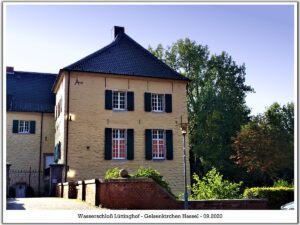 Wasserschloss Lüttinghof in Gelsenkirchen Hassel im September 2020