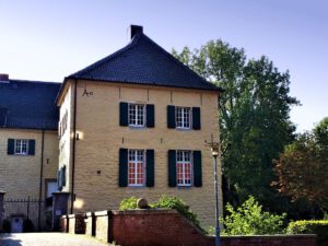 Wasserschloss Lüttinghof in Gelsenkirchen Hassel im September 2020