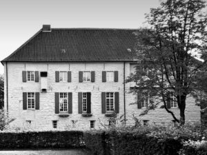 Wasserschloss Lüttinghof in Gelsenkirchen Hassel im September 2020