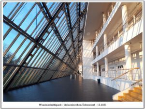 Der Wissenschaftspark in Gelsenkirchen Ückendorf im Dezember 2021