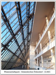Der Wissenschaftspark in Gelsenkirchen Ückendorf im Dezember 2021