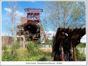 Die Zeche Consolidation in Gelsenkirchen Bismarck im August 2020