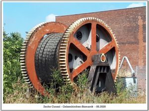 Die Zeche Consolidation in Gelsenkirchen Bismarck im August 2020