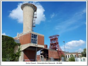 Die Zeche Consolidation in Gelsenkirchen Bismarck im August 2020