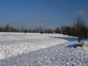 Winterbilder der Zeche Consolidation in Gelsenkirchen Bismarck im Februar 2021