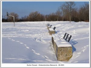 Winterbilder der Zeche Consolidation in Gelsenkirchen Bismarck im Februar 2021