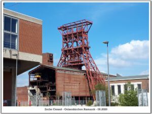 Die Zeche Consolidation in Gelsenkirchen Bismarck im August 2020