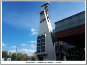 Die Zeche Consolidation in Gelsenkirchen Bismarck im August 2020