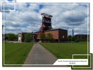 Die Zeche Consolidation in Gelsenkirchen Bismarck im Mai 2019