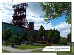 Die Zeche Consolidation in Gelsenkirchen Bismarck im Mai 2019