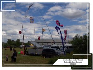 Drachenfest Zeche Consolidation in Gelsenkirchen Bismarck im Juni 2019