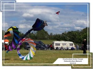 Drachenfest Zeche Consolidation in Gelsenkirchen Bismarck im Juni 2019