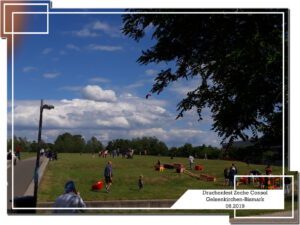 Drachenfest Zeche Consolidation in Gelsenkirchen Bismarck im Juni 2019