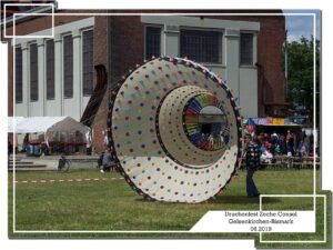 Drachenfest Zeche Consolidation in Gelsenkirchen Bismarckim Juni 2019