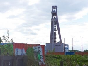 Die Zeche Hugo in Gelsenkirchen Buer im Mai 2020
