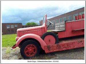 Die Zeche Hugo in Gelsenkirchen Buer im Mai 2020