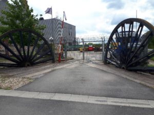 Die Zeche Hugo in Gelsenkirchen Buer im Mai 2020