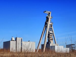 Die Zeche Hugo in Gelsenkirchen Buer im Mai 2020