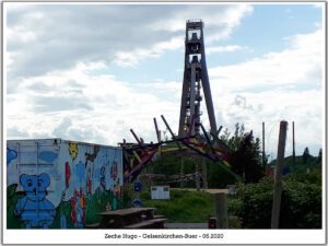 Die Zeche Hugo in Gelsenkirchen Buer im Mai 2020