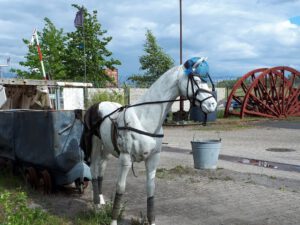 Die Zeche Hugo in Gelsenkirchen Buer im Mai 2020
