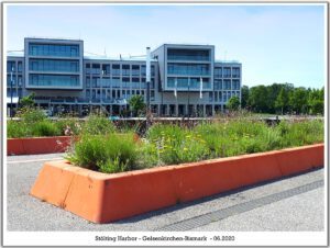 Stölting Harbor in Gelsenkirchen Bismarck im Juni 2020