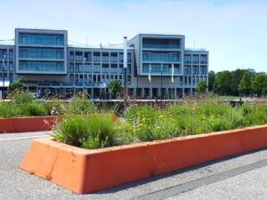 Stölting Harbor in Gelsenkirchen Bismarck im Juni 2020