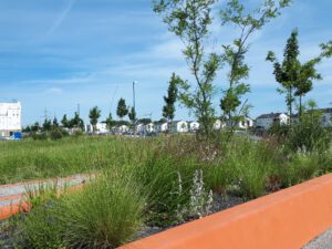 Stölting Harbor in Gelsenkirchen Bismarck im Juni 2020