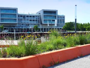 Stölting Harbor in Gelsenkirchen Bismarck im Juni 2020