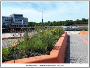 Stölting Harbor in Gelsenkirchen Bismarck im Juni 2020