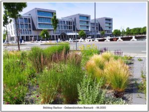 Stölting Harbor in Gelsenkirchen Bismarck im Juni 2020