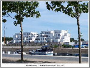 Stölting Harbor in Gelsenkirchen Bismarck im Juni 2020