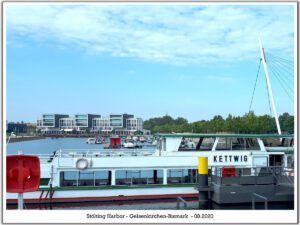 Stölting Harbor in Gelsenkirchen Bismarck im August 2020