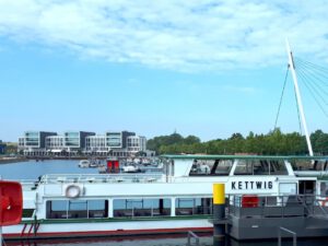 Stölting Harbor in Gelsenkirchen Bismarck im August 2020
