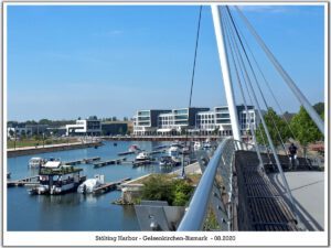 Stölting Harbor in Gelsenkirchen Bismarck im August 2020