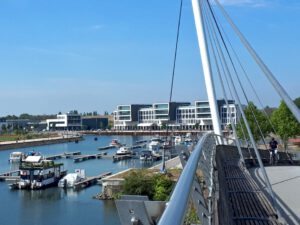 Stölting Harbor in Gelsenkirchen Bismarck im August 2020