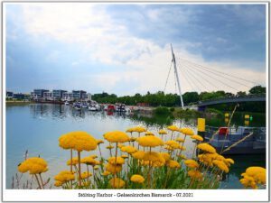 Stölting Harbor in Gelsenkirchen Bismarck im Juli 2021