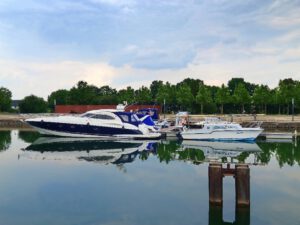 Stölting Harbor in Gelsenkirchen Bismarck im Juli 2021