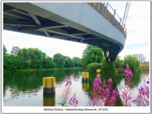 Stölting Harbor in Gelsenkirchen Bismarck im Juli 2021