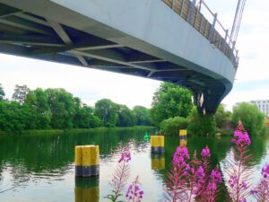 Stölting Harbor in Gelsenkirchen Bismarck im Juli 2021